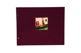 Goldbuch Bella Vista 39x31 cm, bordeaux, 40 weißen Seiten, Schraubalbum