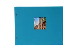 Goldbuch Bella Vista 39x31 cm, türkis, 40 weiße Seiten, Schraubalbum