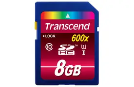 Transcend 8 GB SDHC Cl10 UHS-1 600x