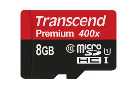 Transcend 8 GB microSDHC Cl10 UHS-1 400x