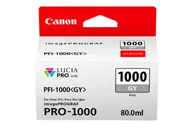 Canon PFI-1000GY grau 80ml Tinte für Canon imagePROGRAF PRO-1000
