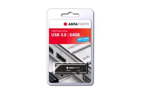 AgfaPhoto USB-Stick 64 GB, USB 3.0 schwarz