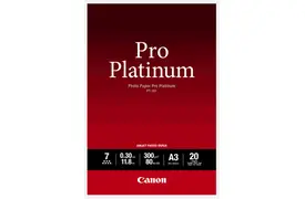 Canon Pro Platinum PT-101 A3 Premium Fotopapier  20 Blatt 300g/m² glossy