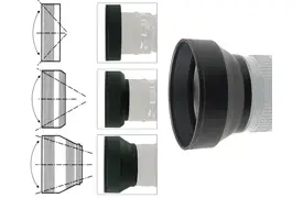Kaiser 72 mm 3 in 1 Gegenlichtblende faltbar
