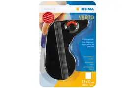 Herma Vario Klebespender sw, incl. 1000 festhaftende Klebestücke, nachfüllbar