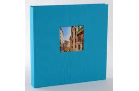 Goldbuch Bella Vista 30x31 cm, 60 weiße Seiten, türkis, Buchalbum