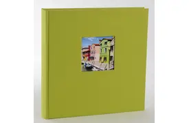Goldbuch Bella Vista 30x31 cm, 60 weiße Seiten, grün, Buchalbum