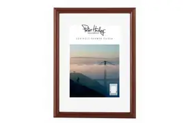 Peter Hadley Rondo 13x18 cm dunkelbraun, Holzrahmen