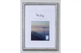 Peter Hadley Rondo 10x15 cm, silber, Holzrahmen