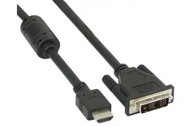 InLine HDMI an DVI Kabel 3 m schwarz